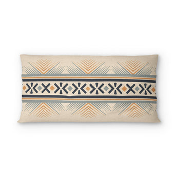 Loxcie Ivory & Blue psking - cotton - White Backing