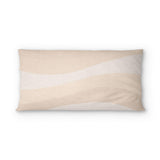 Sinuous Ivory Monochrome psking - cotton - White Backing