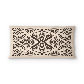 Floranna Ivory & Black psking - cotton - White Backing
