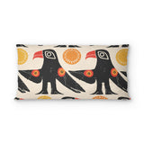 Tribal Birds Ivory psking - cotton - White Backing
