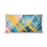 Egon Blue & Yellow psking - cotton - White Backing