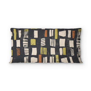Milo Navy Lime & Terracotta psking - microfiber - Double Sided Print