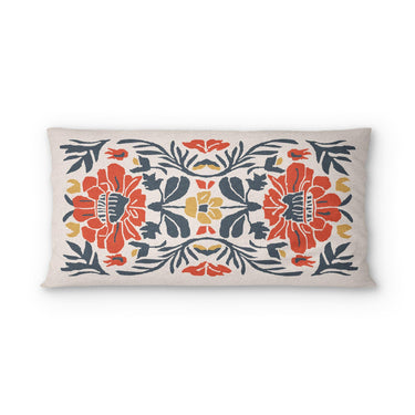 Corriana Navy & Red psking - microfiber - Double Sided Print