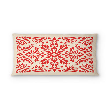 Floranna Ivory & Red psking - microfiber - Double Sided Print
