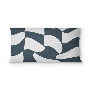 Twyla Checkered Navy psking - microfiber - Double Sided Print