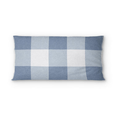 Buffalo Plaid Steel Blue psking - microfiber - Double Sided Print
