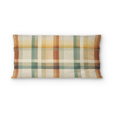 Madras Plaid Taupe Green psking - microfiber - Double Sided Print
