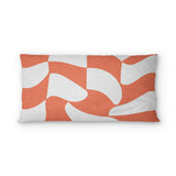 Twyla Checkered Coral psking - microfiber - Double Sided Print