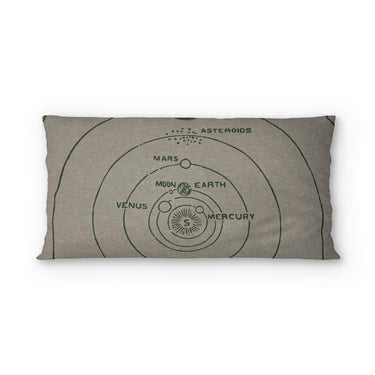 Solar System Taupe & Forest psking - microfiber - Double Sided Print