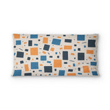 Geometric Confetti Blue & Orange psking - microfiber - Double Sided Print