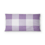 Buffalo Plaid Lilac psking - microfiber - Double Sided Print