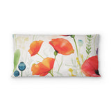 Watercolor Poppies psking - microfiber - Double Sided Print