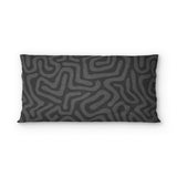 Kiva Charcoal Grey psking - microfiber - Double Sided Print