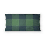 Buffalo Plaid Green Navy psking - microfiber - Double Sided Print