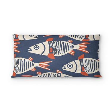 Tribal Fish psking - microfiber - Double Sided Print