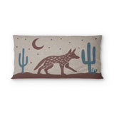 Desert Coyote Dark Red Clay & Dusty Blue psking - microfiber - Double Sided Print