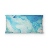 Zephyr Watercolor Azure Blue psking - microfiber - Double Sided Print