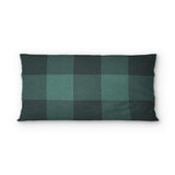 Buffalo Plaid Deep Teal psking - microfiber - Double Sided Print