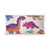 Doodle Dinos psking - microfiber - Double Sided Print