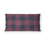 Buffalo Plaid Maroon & Navy in King (36" x 20") Size