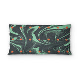 Acid Burn Teal & Orange in King (36" x 20") Size