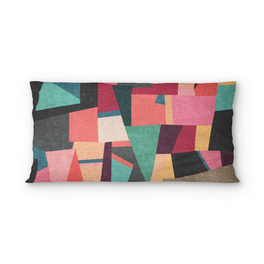 Baxter Pink Multicolor in King (36" x 20") Size