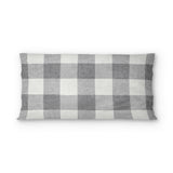 Buffalo Plaid Light Grey in King (36" x 20") Size