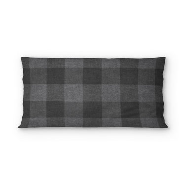 Buffalo Plaid Charcoal Black in King (36" x 20") Size