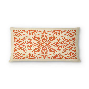 Floranna Ivory & Orange in King (36" x 20") Size