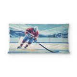 8 Bit Pond Hockey in King (36" x 20") Size