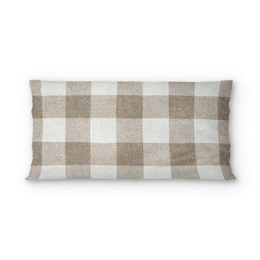Buffalo Plaid Light Cedar Brown in King (36" x 20") Size