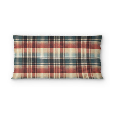 Monaghan Plaid Blue & Red in King (36" x 20") Size