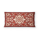 Annette Red & Ivory in King (36" x 20") Size