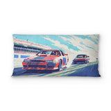 8 Bit Stock Cars in King (36" x 20") Size