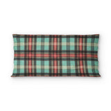 Ferguson Plaid Teal Red in King (36" x 20") Size