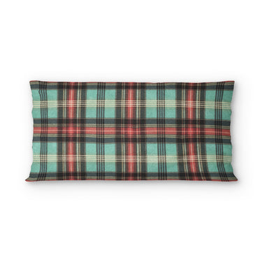 Ferguson Plaid Teal Red in King (36" x 20") Size