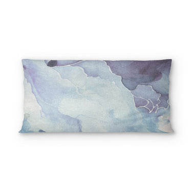 Zephyr Watercolor Blue & Purple in King (36" x 20") Size