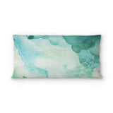 Zephyr Watercolor Blue & Green in King (36" x 20") Size