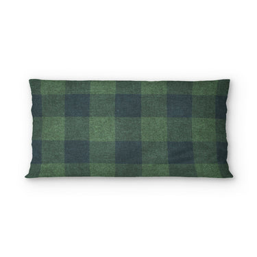 Buffalo Plaid Green Navy in King (36" x 20") Size