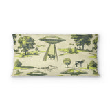 UFO Cow Abduction Toile in King (36" x 20") Size