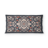 Annette Navy & Orange in King (36" x 20") Size