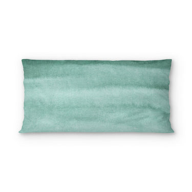 Jacinda Watercolor Teal Ombre in King (36" x 20") Size