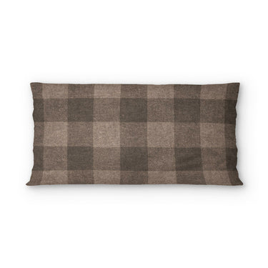 Buffalo Plaid Dark Cedar Brown in King (36" x 20") Size