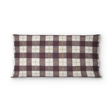 Wallace Plaid Maroon & Gold in King (36" x 20") Size