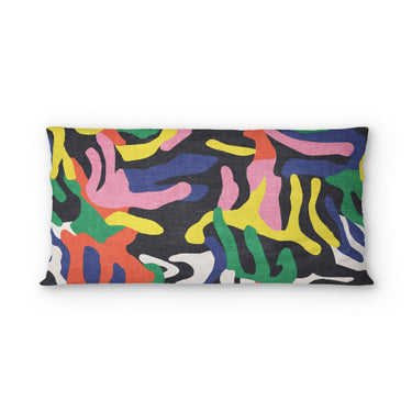 Umberto Black Multicolor in King (36" x 20") Size