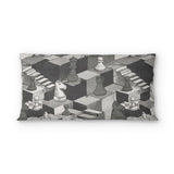 Harmon Surreal Chess Black & White in King (36" x 20") Size