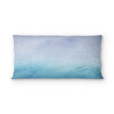 Micah Watercolor Blue & Teal in King (36" x 20") Size