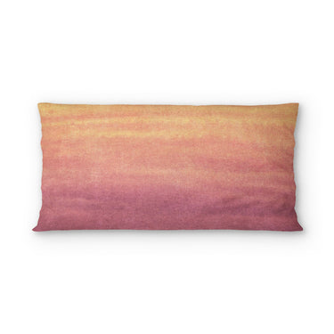 Imogen Watercolor Orange & Purple Ombre in King (36" x 20") Size