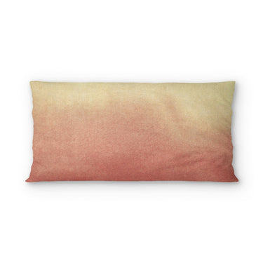 Kieran Watercolor Peach Ombre in King (36" x 20") Size