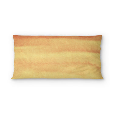 Jacinda Watercolor Fire Orange Ombre in King (36" x 20") Size